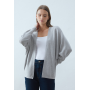 Anna Field Cardigan - mottled light grey