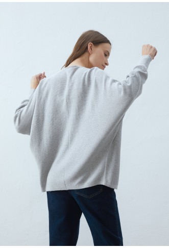 Anna Field Cardigan - mottled light grey