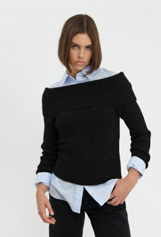 Even&Odd Jumper - black