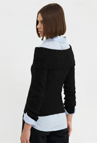 Even&Odd Jumper - black