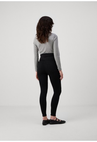 ONLY MATERNITY - Jeans Skinny Fit - black denim