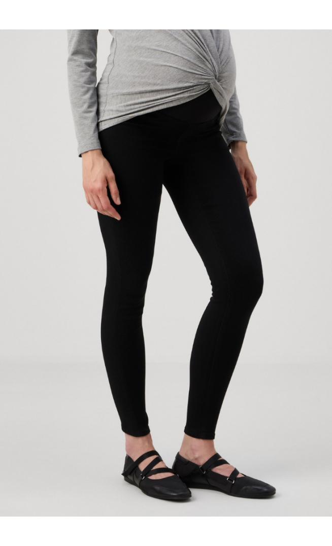 ONLY MATERNITY - Jeans Skinny Fit - black denim
