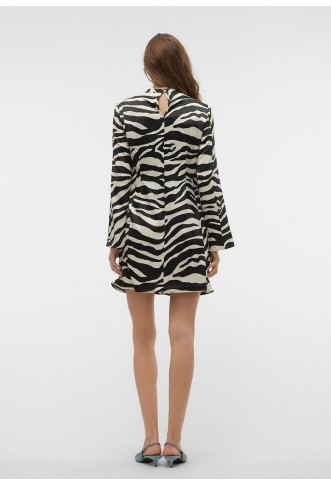 Vero Moda Ingrid Zebra Print Mini Dress