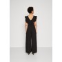 WAL G. PIP RUFFLE - Jumpsuit - black/burnt orange