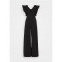 WAL G. PIP RUFFLE - Jumpsuit - black/burnt orange