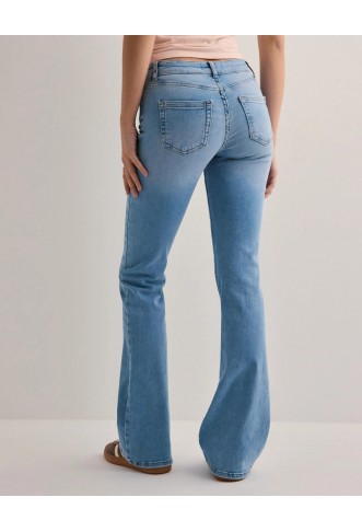 ONLBLUSH MID FLARED Bright Blue Denim