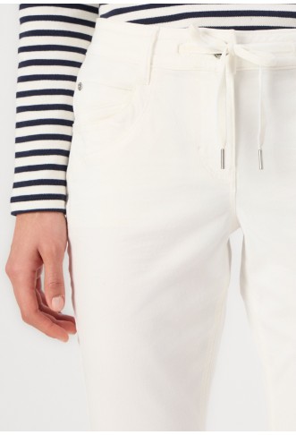 TOM TAILOR Trousers - off white
