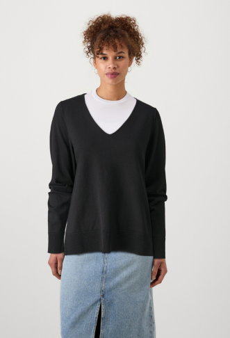 VMSILJE VNECK - Jumper - black
