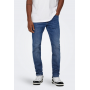 ONLY & SONS  - Slim Jeans Dark Blue