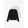 Anna Field 2 PACK - Long sleeved top - white/black