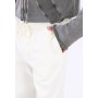 YOURTURN UNISEX - Tracksuit bottoms - egret