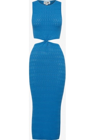 Calli Knitted dress 'SHARNIE' in Blue Calli