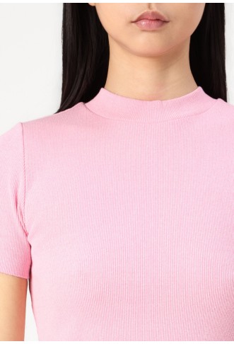 NMVIVA CREW NECK SHORT DRESS - Jersey dress