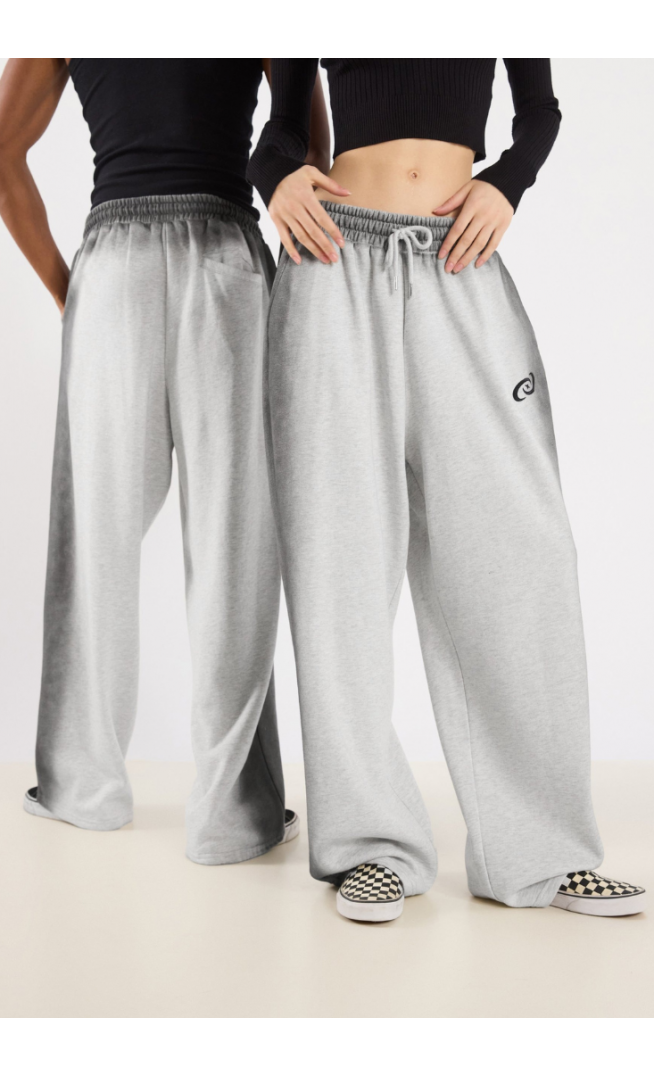 YOURTURN UNISEX - Tracksuit bottoms - light grey