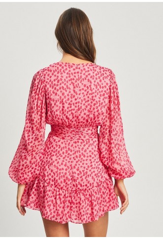 TUSSAH AUORA MINI - Day dress - pink roses