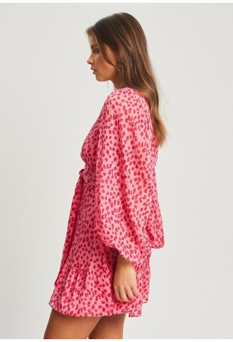 TUSSAH AUORA MINI - Day dress - pink roses