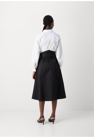 Anna Field Shirt dress - black/white