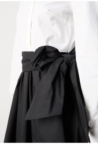 Anna Field Shirt dress - black/white