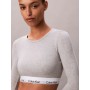 Long Sleeve T-shirt Bralette - Icon Cotton Modal
