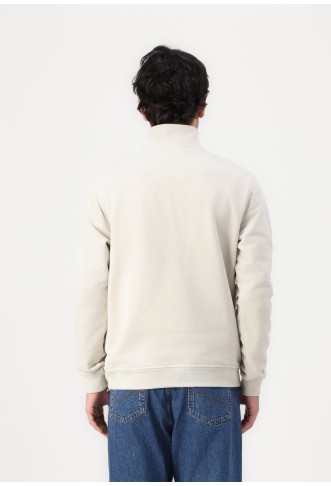 Belstaff QUARTER ZIP - Sweatshirt - stone beige