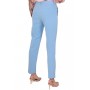 Liu Jo  Cigarette trousers in fluid blue fabric