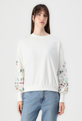 ONLY Sweatshirt - cloud dancer