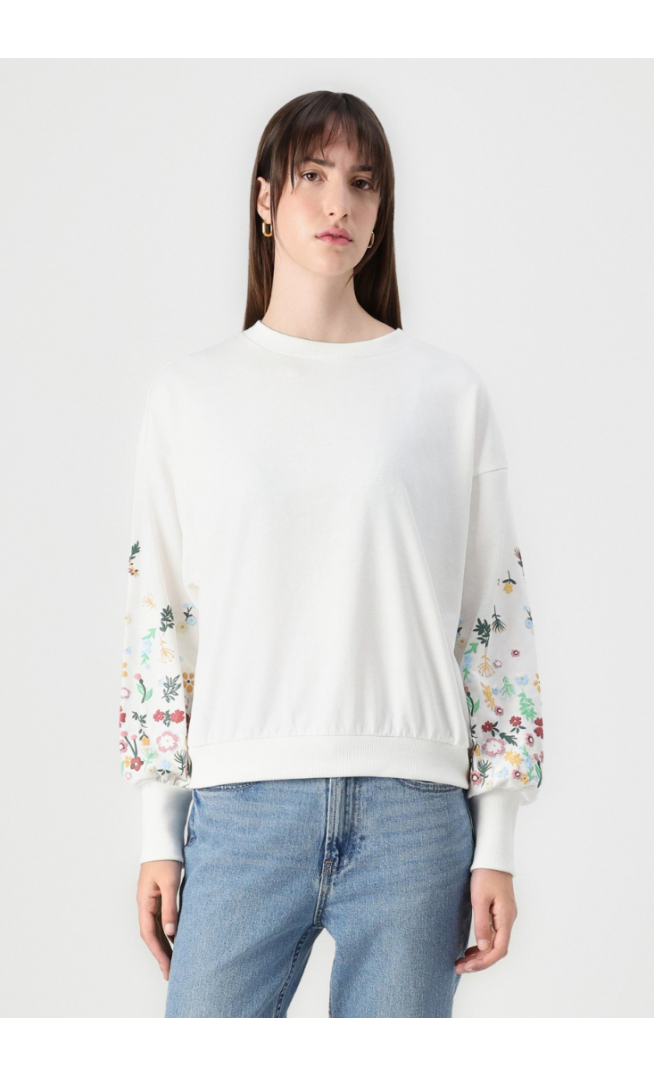 ONLY Sweatshirt - cloud dancer