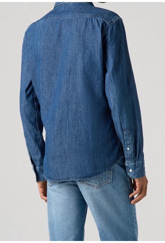 Levi's® Shirt - dark-blue denim
