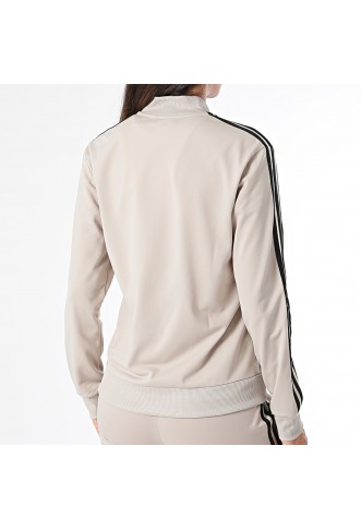 Adidas Beige, Black Women's Track Suit Jacket
