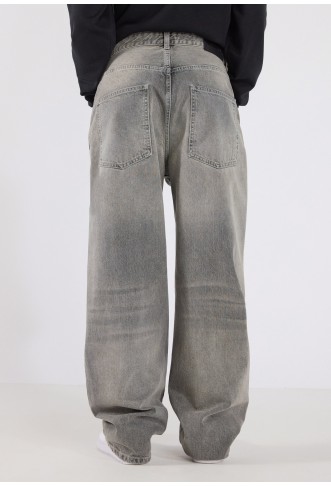 YOURTURN UNISEX - Baggy Jeans - grey denim
