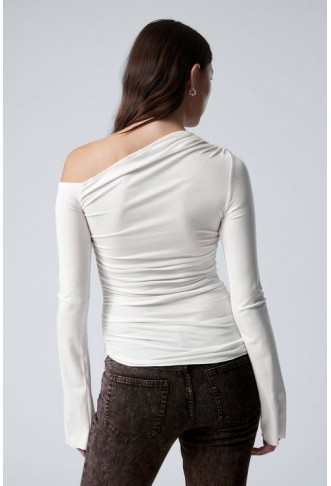Weekday DRAPE ASYMMETRIC - Long sleeved top