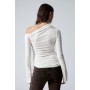 Weekday DRAPE ASYMMETRIC - Long sleeved top