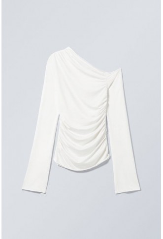 Weekday DRAPE ASYMMETRIC - Long sleeved top