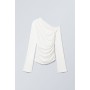 Weekday DRAPE ASYMMETRIC - Long sleeved top