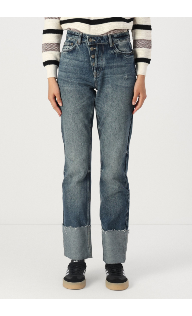 ONLY - Straight leg jeans - dark blue denim