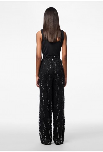 Pieces PCROXY - Trousers - black