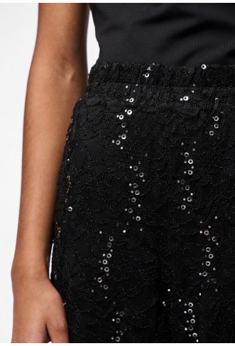 Pieces PCROXY - Trousers - black