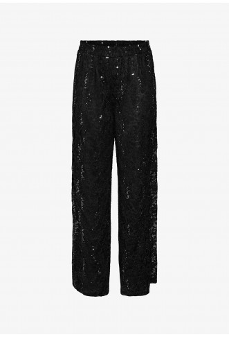 Pieces PCROXY - Trousers - black