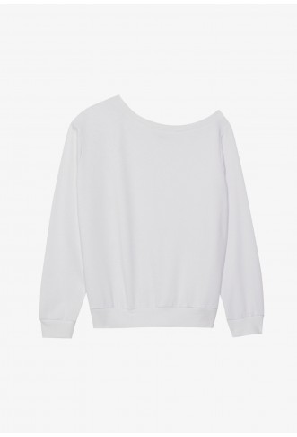 Even&Odd  OFF SHOULDER SWEATSHIRT