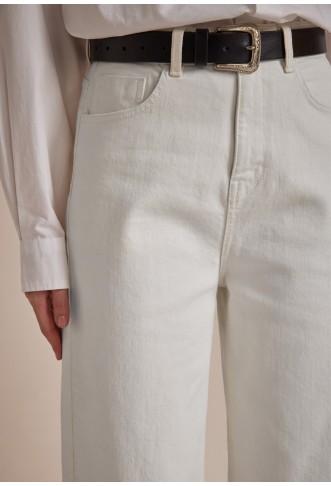 Zign Studio Relaxed fit jeans - off-white
