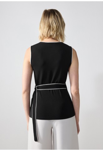 Anna Field Top - black/white