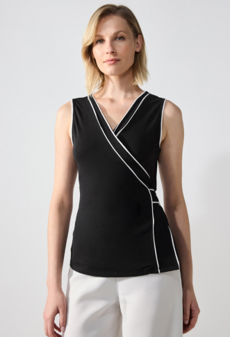 Anna Field Top - black/white