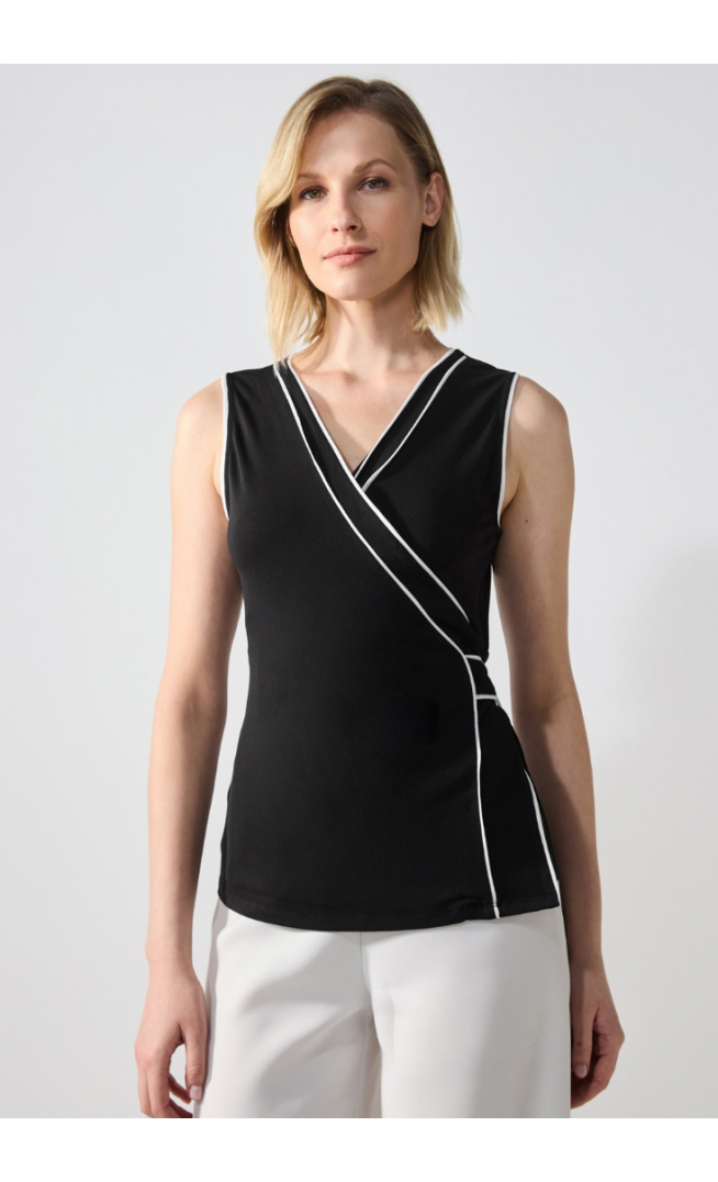 Anna Field Top - black/white