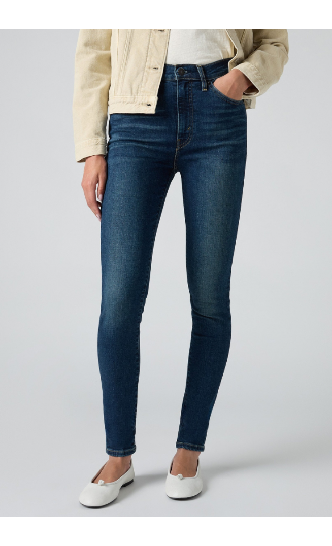 Levi's® RETRO HIGH SKINNY - Dark Blue