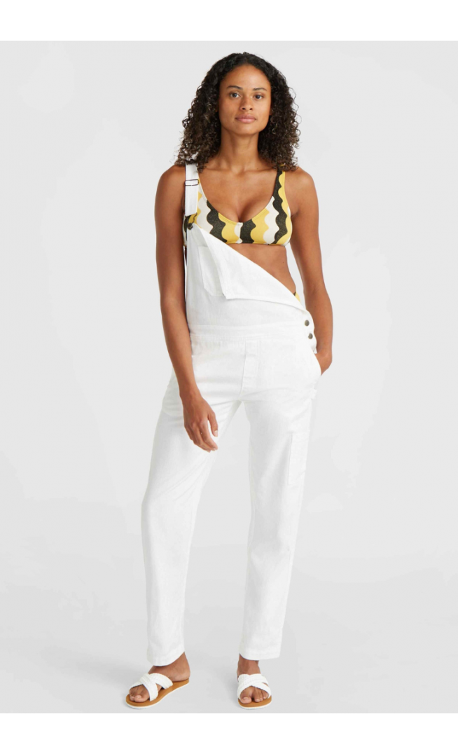 Women Mix and Match Dungarees | White