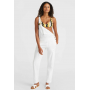 Women Mix and Match Dungarees | White