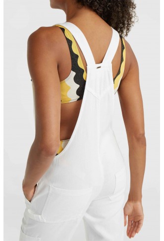 Women Mix and Match Dungarees | White