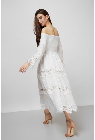 Guess White dress for girls