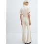 Mango Belt long jumpsuit