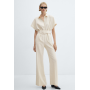 Mango Belt long jumpsuit